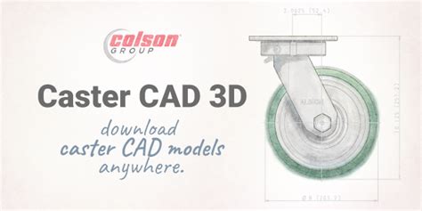 castedraw. com|Caster CAD 3D : Mobile CAD Models, Drawings, and Datasheets.